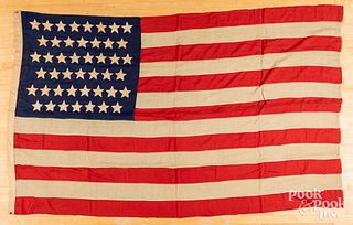United States forty-five star cotton American flag