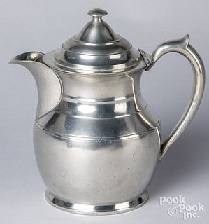 Albany, New York pewter pitcher, ca. 1830
