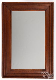 Tiger maple mirror, 19th c.