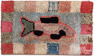 Hooked rug, early 20th c.