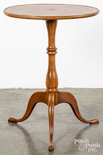 New England cherry candlestand, ca. 1800