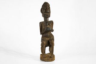 Rudimentary Female Dogon Statue 25" – Mali
