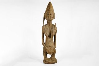 Charming Bamana Figure 34" - Mali