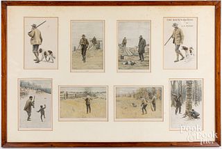 Group of A.B. Frost hunting prints
