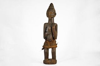 Enticing Hand-Carved Teke Statue 26" – DR Congo