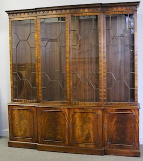 Quality Mahogany Breakfront with Individual