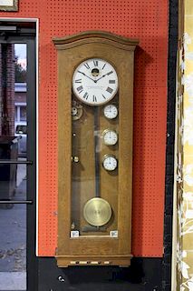 Oak Wall Clock "The Standard Electric Time Co,