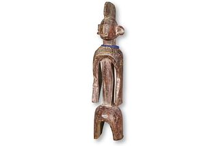 Chamba/Mumuye Statue with Beaded Necklace 15" – Nigeria
