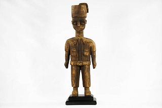 Baule Colonial Statue 26.5" – Ivory Coast