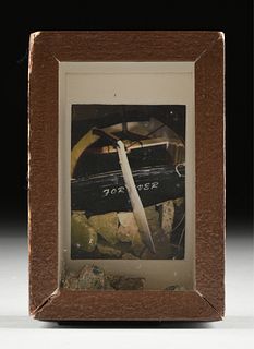 DIANNE GREENE (American/Texas 20th/21st Century) AN ASSEMBLAGE, "Forever (for Sale) Installation," 1993,