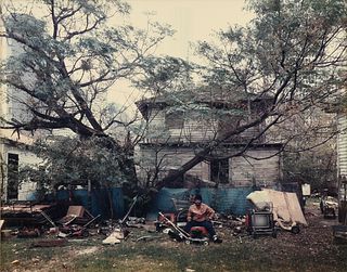 GEOFF WINNINGHAM (American/Texas b. 1943) A PHOTOGRAPH, "Crosby Street, Fourth Ward," HOUSTON, 1987,