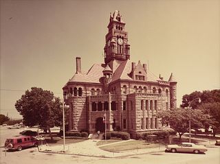 GEOFF WINNINGHAM (American/Texas b. 1943) A PHOTOGRAPH, "Wise County Courthouse," 1978,