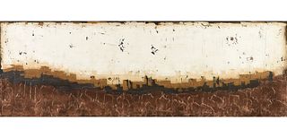 SARAH BROOKE (Australian b. 1987) AN EMBELLISHED GICLEE, "Copper Horizon Long,"