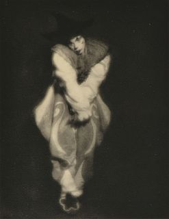 BEN MAGID RABINOVITCH (American 1884-1964) A PHOTOGRAPHIC PRINT, "Clown," 