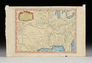 JACQUES-NICOLAS BELLIN (1703-1772) A FRENCH LOUISIANA MAP, "Carte de la Louisiane et Pays Voisins," 1757,