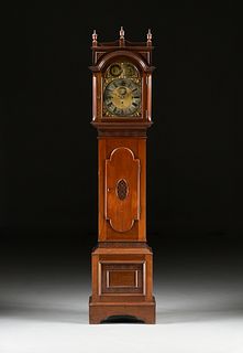 A GEORGE III STYLE MAHOGANY LONGCASE CLOCK, BY MAPLE & CO LTD, LONDON, LATE 19TH/EARLY 20TH CENTURY,
