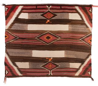 Diné [Navajo], Third Phase Pictorial Chief's Blanket, ca. 1930
