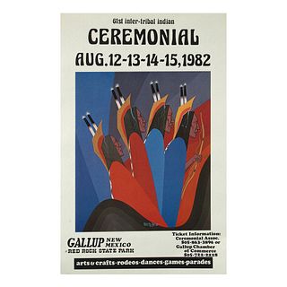 61st Annual Inter-Tribal Indian Ceremonial Poster, 1982