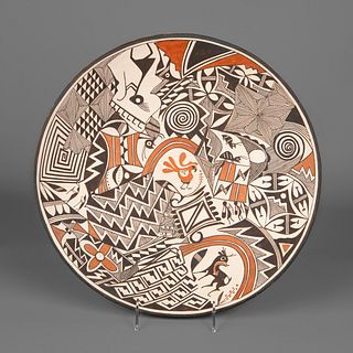 Acoma, Rose Chino Garcia, Polychrome Charger Plate
