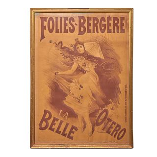 Folies Bergere  - Belle Otero Orig. vintage poster