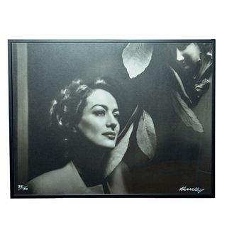 Oversized Photo of Joan Crawford signed by Hurrell