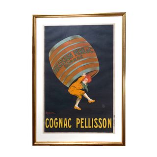 Cognac Pellisson Original Vintage Poster