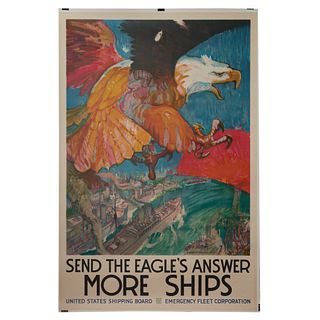 Send The Eagles Original Vintage Poster