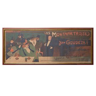 Original vintage poster -  Les Montmartroises