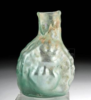 Roman Glass Janus- Headed Vessel - Bacchus