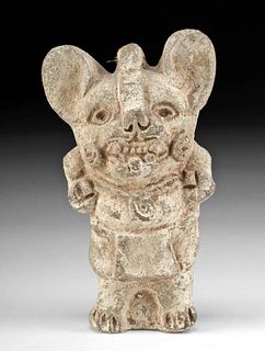 Rare Zapotec Monte Alban Pottery Figure of Camazotz