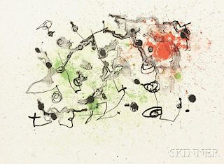 Joan Miró (Spanish, 1893-1983)      Rouge et Vert
