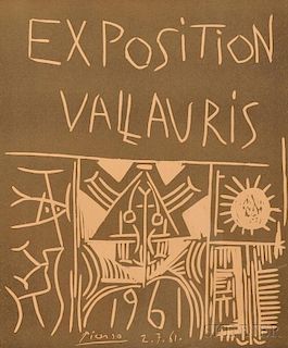 Pablo Picasso (Spanish, 1881-1973)      Exposition Vallauris, 1961