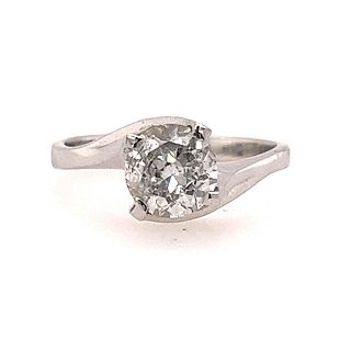 18k Diamond Engament Ring
