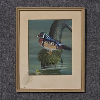 William C. Dilger ,  Watercolor Of A Duck