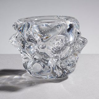 Schneider Art Glass Crystal Vase