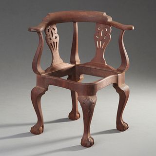 Early Miniature Queen Anne Corner Chair