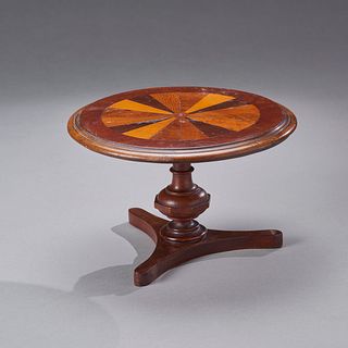 Antique Miniature Walnut Center Table