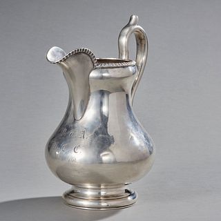 Jones, Ball And Co. Boston Coin Silver Pitcher