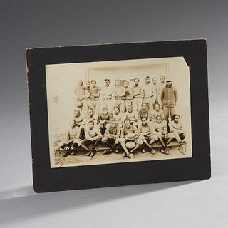 African American College Football Team Photograph