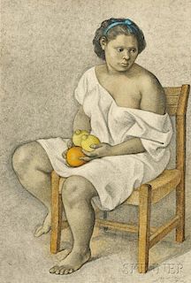 Francisco Zúñiga (Mexican, 1912-1998)      Muchacha con limones