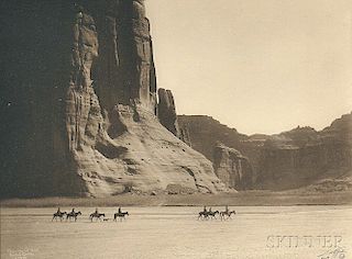 Edward Sheriff Curtis (American, 1868-1952)      Canyon de Chelly