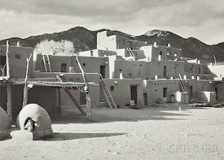 Ansel Adams (American, 1902-1984)      North House, Taos Mountain