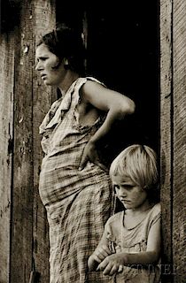 Arthur Rothstein (American, 1915-1985)      Sharecropper's Wife and Child, Arkansas