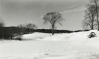 Art Sinsabaugh (American, 1924-1983)      New England Landscape in the Snow