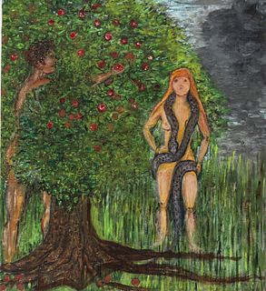 Kayo Lennar "Lost Paradise" Oil on Canvas