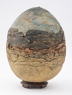 Elizabeth MacDonald Pottery Ceramic Egg Vessel
