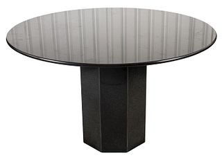 Postmodern Round Marble Dining Table