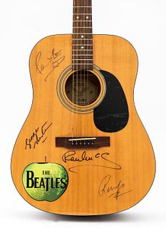 The Beatles Autographed Guitar