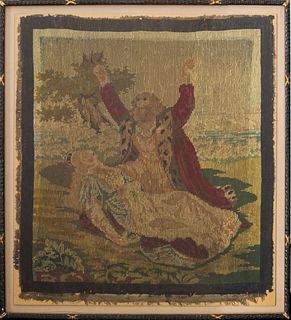 Prince and Fair Maiden Needlepoint Embroidery