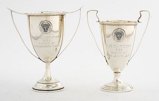 Two Sterling Silver Trophy Cups